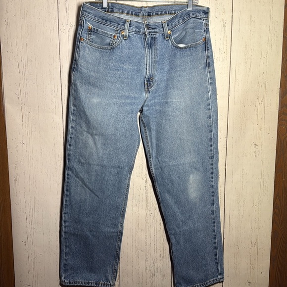 Men’s Levi Strauss 550 Blue Regular Wash Denim Jeans 36 × 30 - Picture 4 of 5